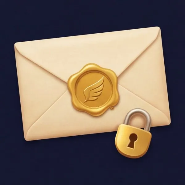 A sealed envelope with a bid inside